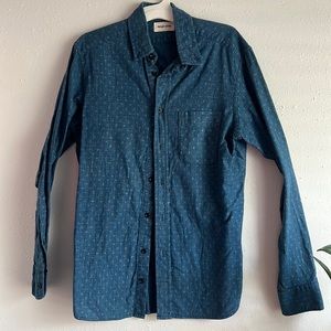 Taylor Stitch Chambray Jack S/38 Indigo/Star